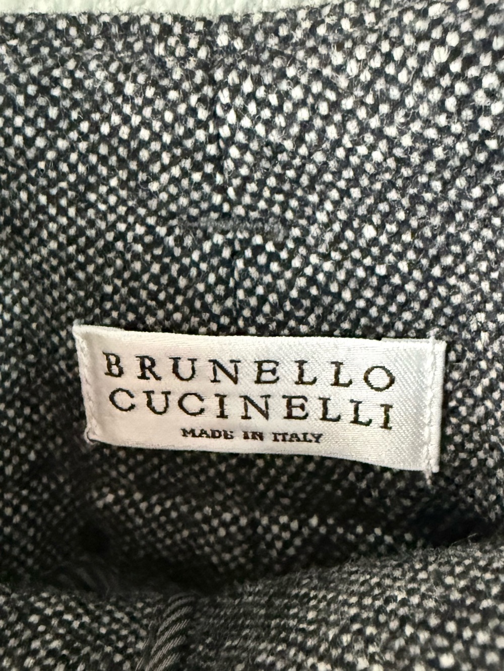 Brunello Cucinelli Paper Bag Wool Cashmere Blend Trouser Pants Women’s Size 4 - Picture 11 of 16